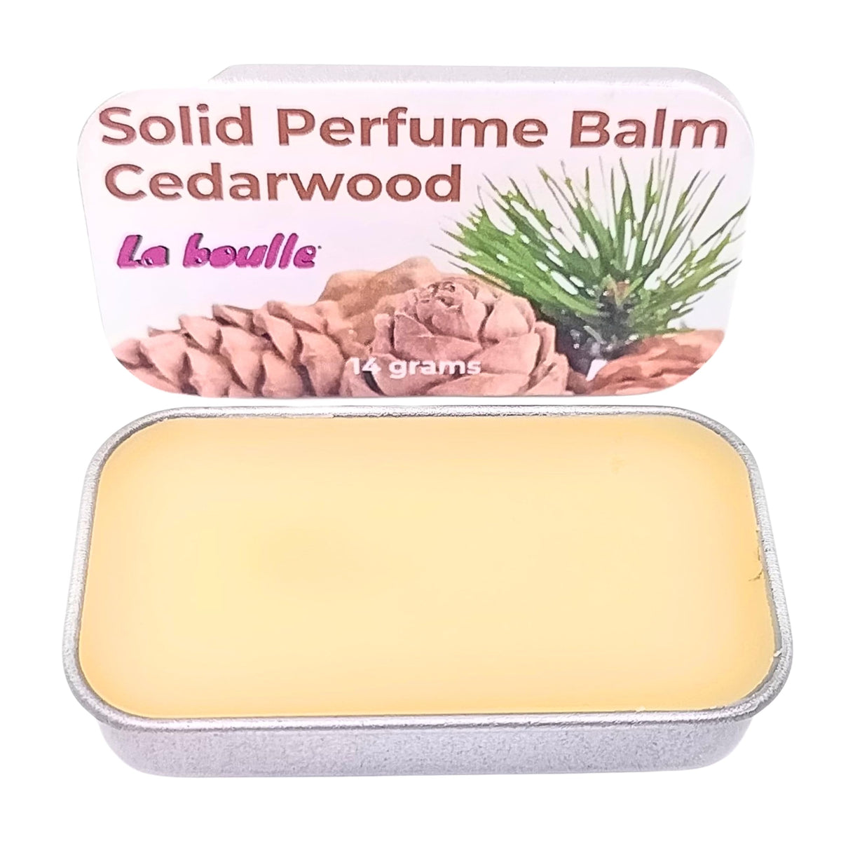 Sandalwood Solid Natural Perfume Balm. For sensitive skin. Handmade in UK.