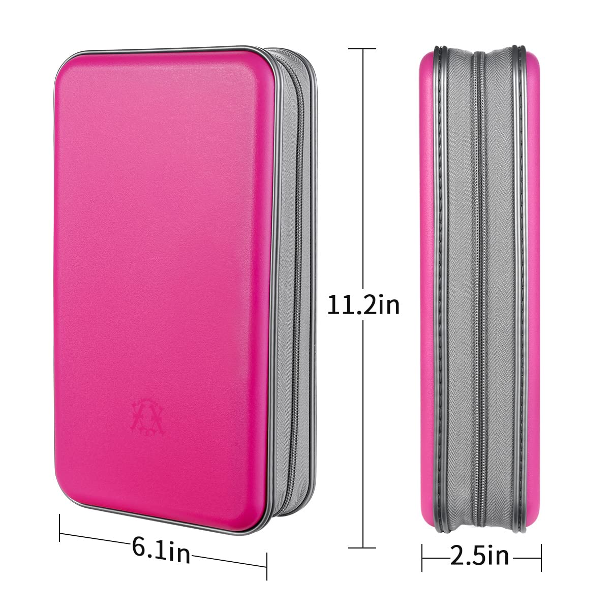 LIOVODE DVD Case, 96 Capacity CD Case Holder Organizer Disc Wallet for Car