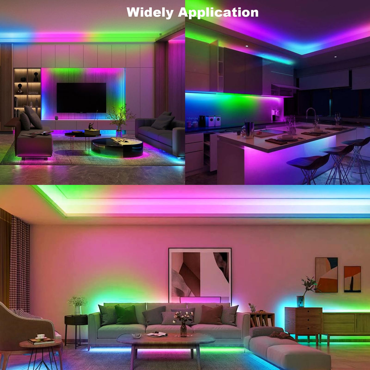 CCILAND 3M 90 LED Battery Strip Lights with Remote 8 Modes Timer
