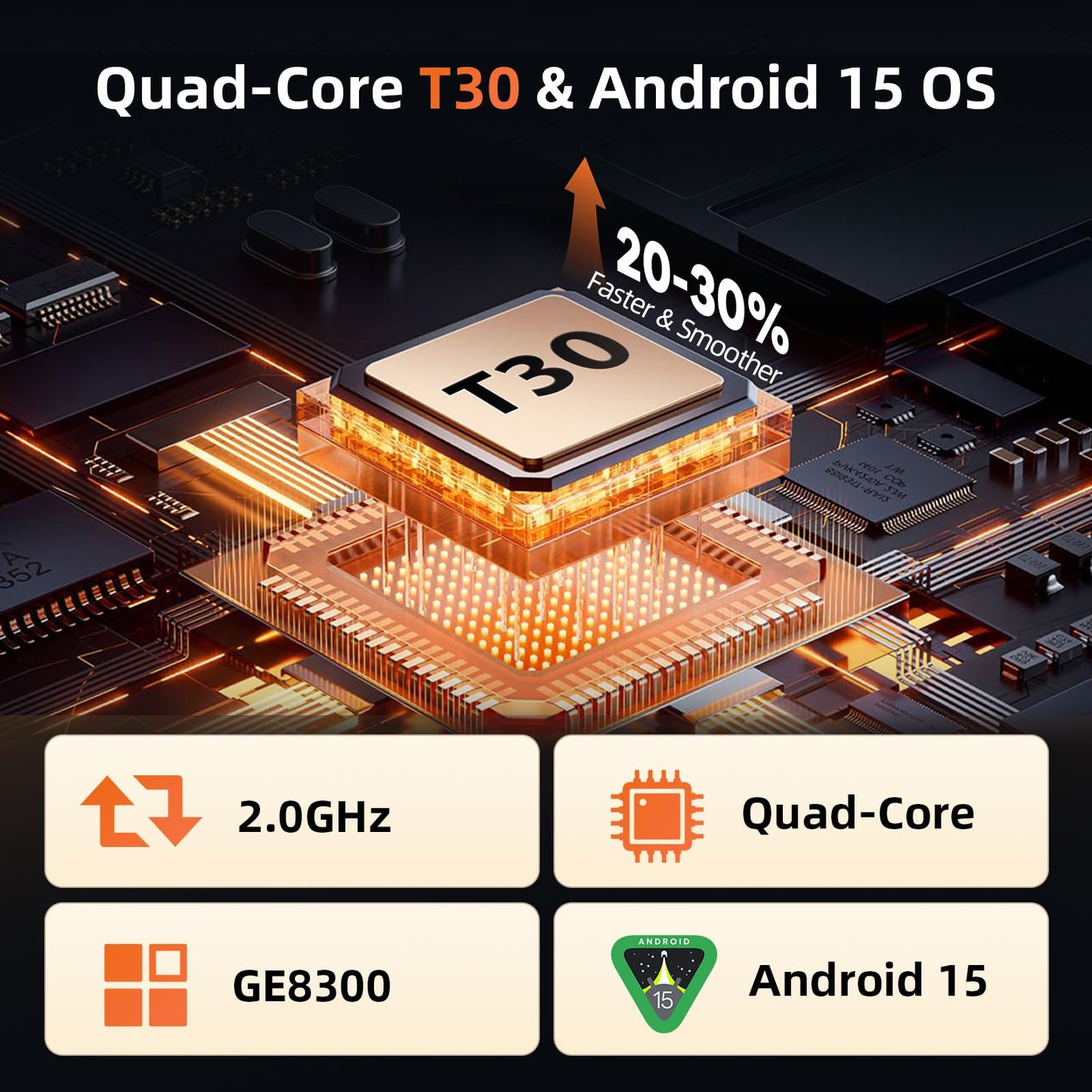 Tablet 10 Inch, Android 15 Tablets with Case, Mouse & Keyboard, Octa-Core, 24GB RAM+128GB ROM+1TB Expand, 1280 x 800 HD IPS Display, Dual Camera, 6000mAh, WiFi 6, BT 5.0, Widevine L1, GPS (Gray)