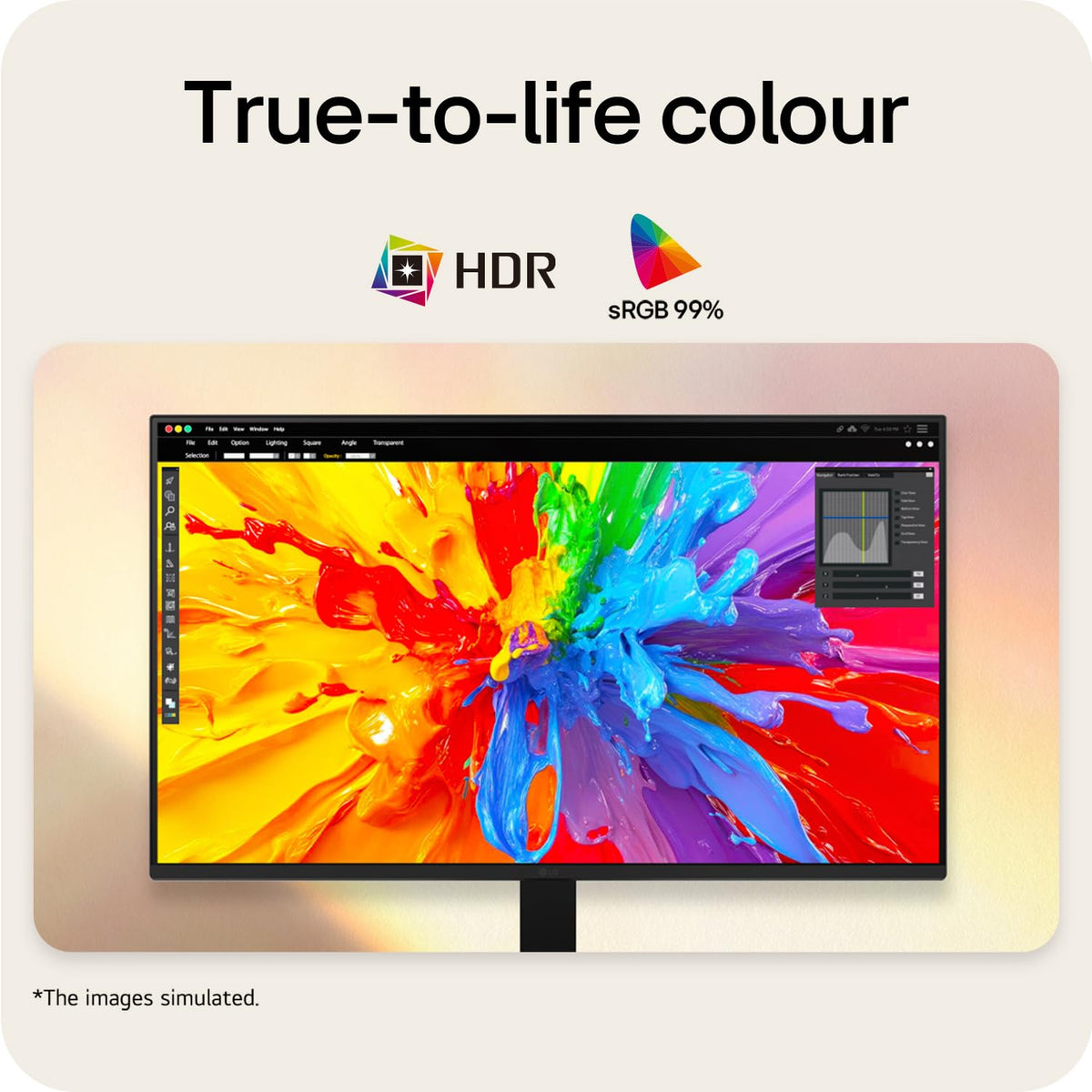 LG Monitor 24U411B-B 24 inch FHD 144Hz IPS Desktop Display, Black