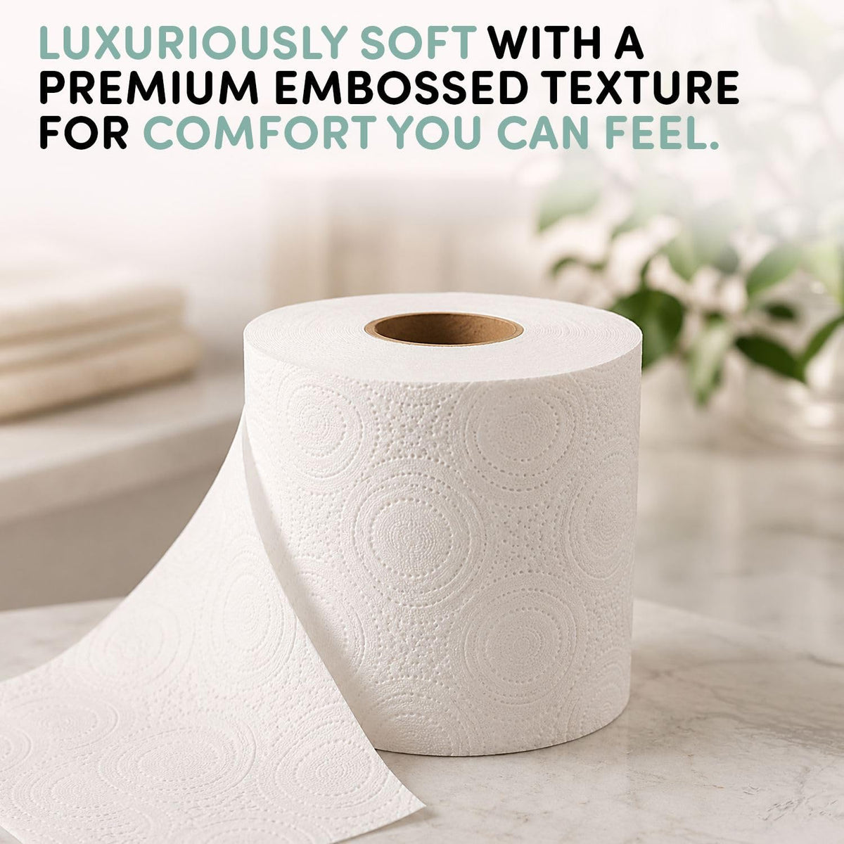 Splesh by Cusheen Toilet Roll 72 Rolls - Aloe Vera Scent Bulk Family Pack | Soft 3 Ply Quilted Bathroom Tissue Loo Rolls | Eco-Friendly, Sustainable Toilet Paper
