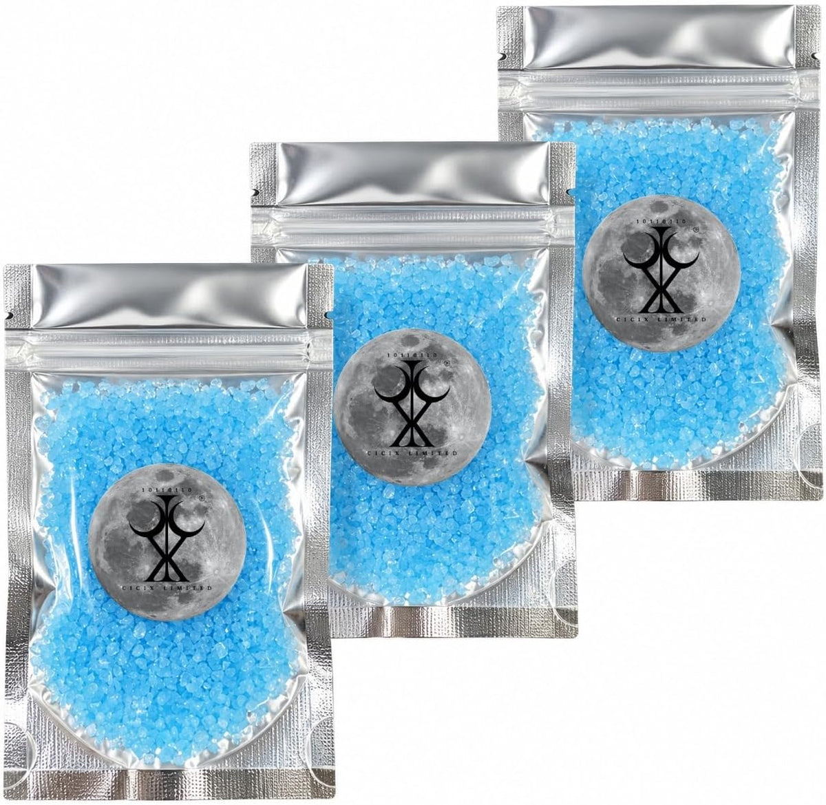 CICIX 3x Luxury Scented Crystals Bundle. 130+ Scent Options. Sizzlers Simmering Granules for Oil Burners. Strong Wax Melt Alternative. Handmade in England. (Daisy's)