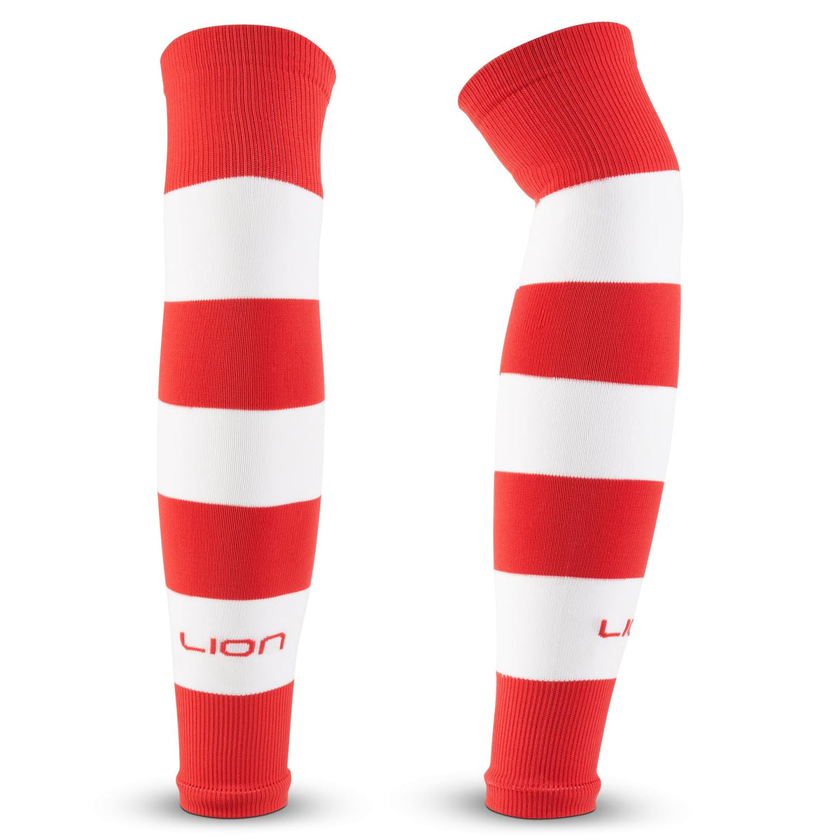 LION SPORTSWEAR Kids/Youth Football Sock Sleeves To Accompany Grip Socks - Fits Over Calf/Shin Pads - Variety Of Colors To Match Your Team Kit