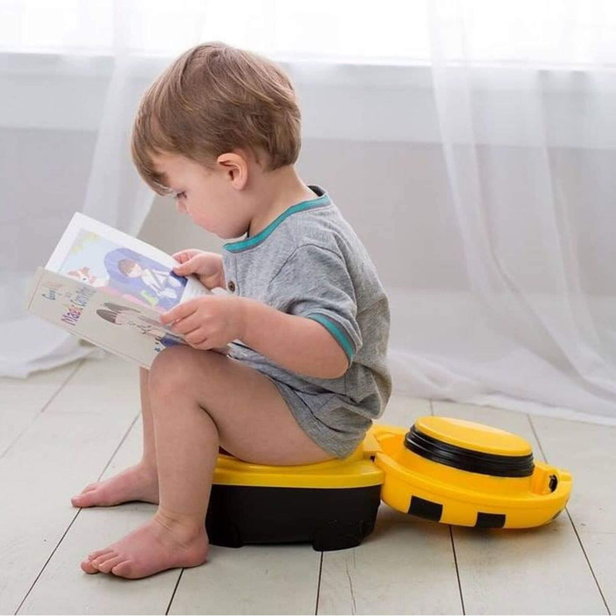 My Carry Potty - Travel Potty, Award-Winning Portable Toddler Toilet Seat for Kids to Take Everywhere (Ladybird)