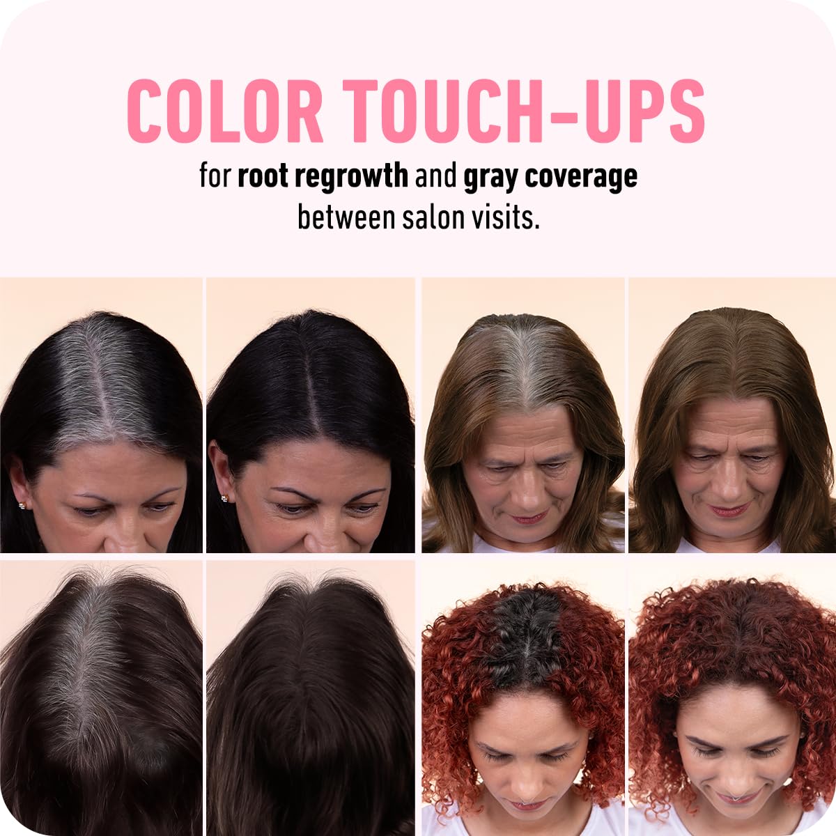Boldify Hairline Powder, Root Touch Up Hair Color - Light Brown 10g