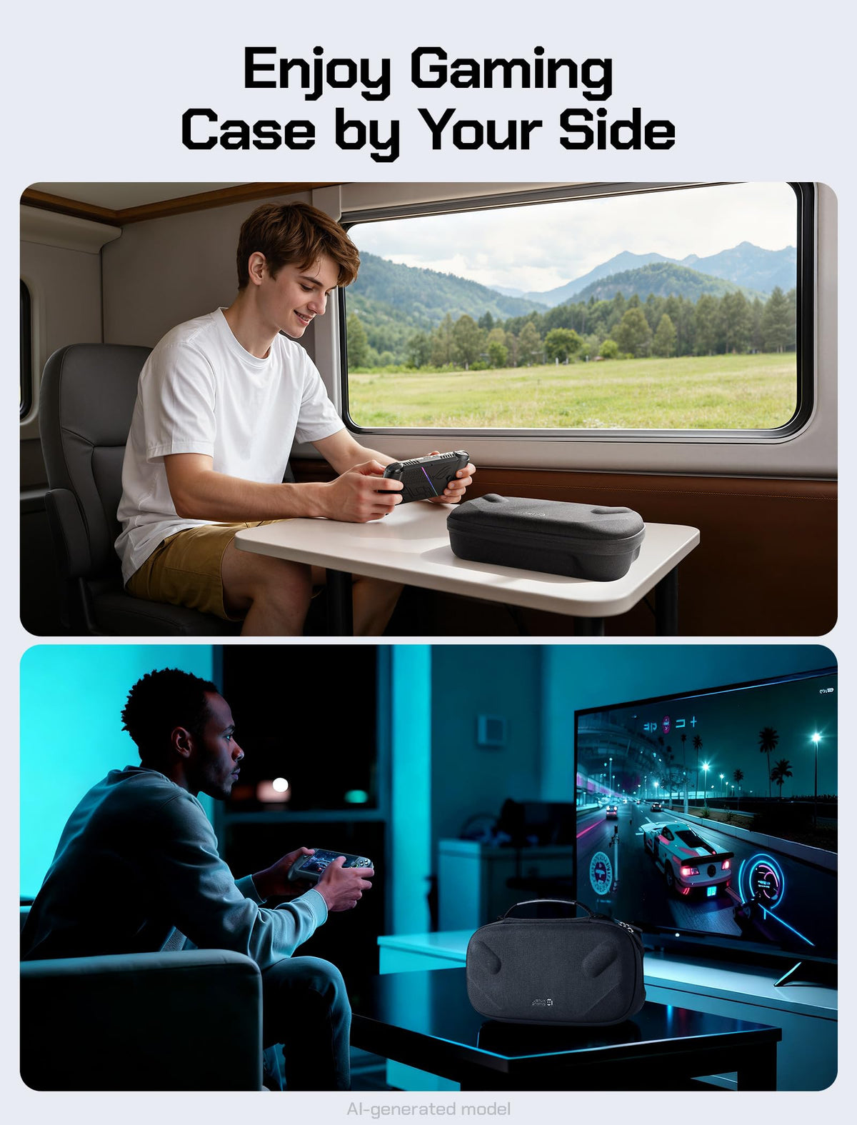 JSAUX Carrying Case for ROG Xbox Ally/Ally X, All-in-One Accessories Bundle