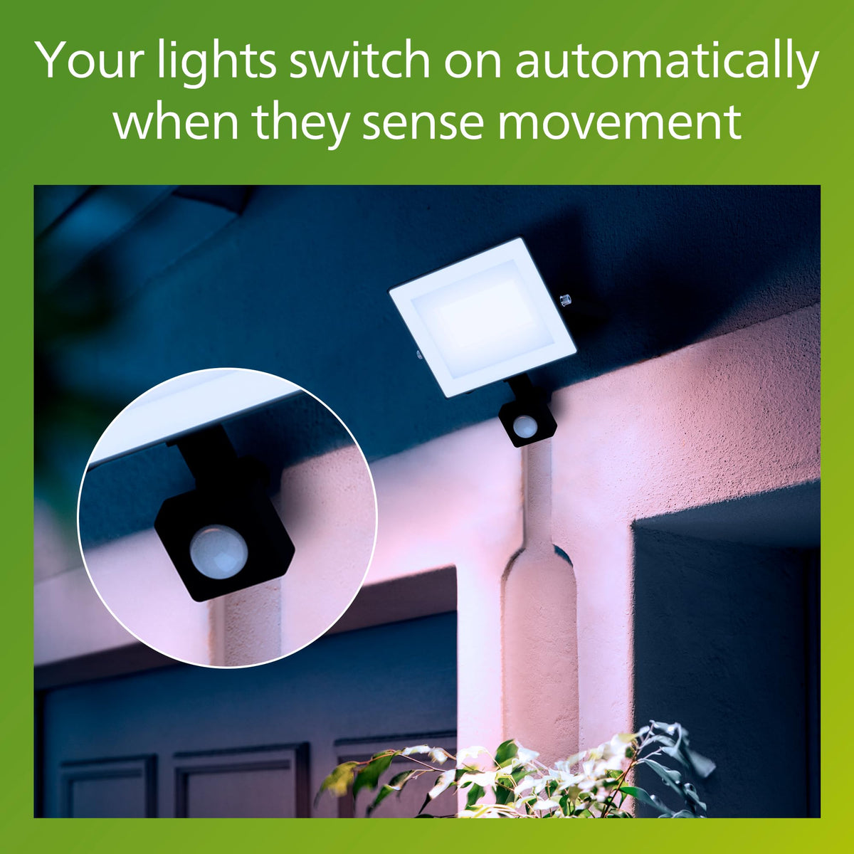 Philips Lois Outdoor Floodlight, White, 10 W