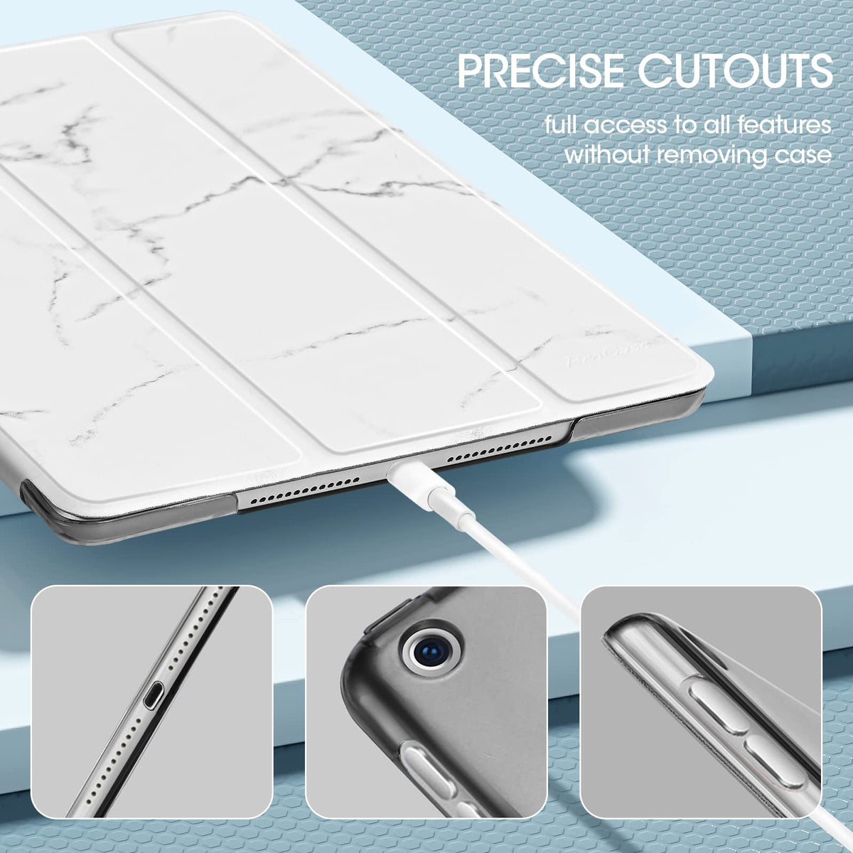 ProCase for iPad 9th/ 8th/ 7th Generation Case 10.2 Inch (Navy)