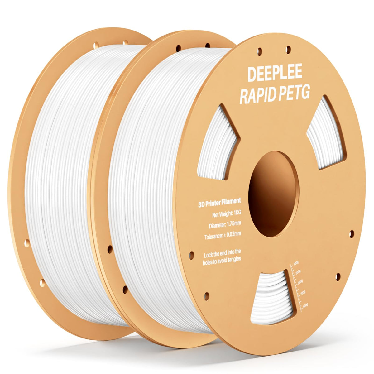 DEEPLEE Rapid PETG Filament 1.75mm Black 1KG