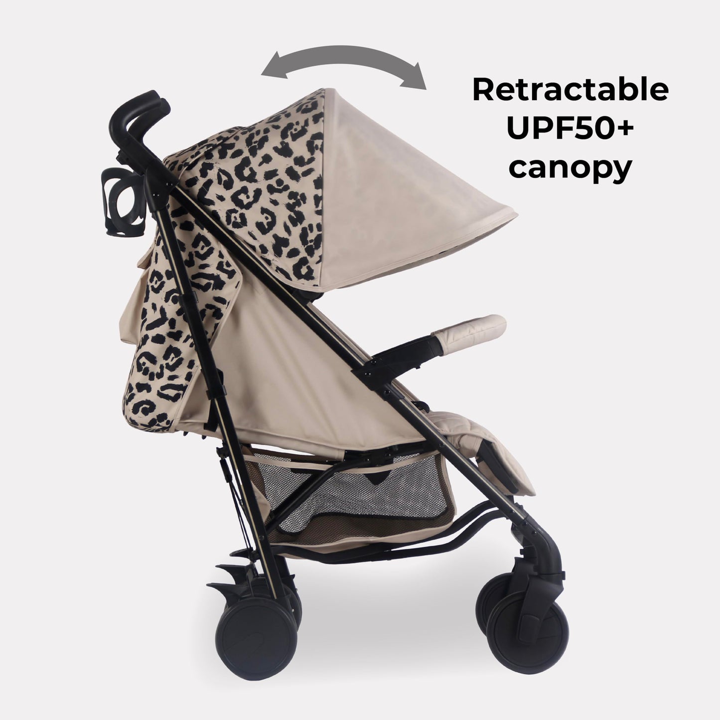 My Babiie MB51 Stroller – from Birth to 4 Years (22kg), Lightweight, Umbrella Fold, Travel Buggy for Toddlers, Pushchair Includes Footmuff, Cup Holder, Rain Cover - Blush Pink