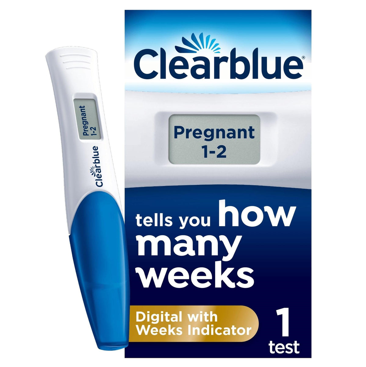 Clearblue Pregnancy Test Digital with Weeks Indicator, 2