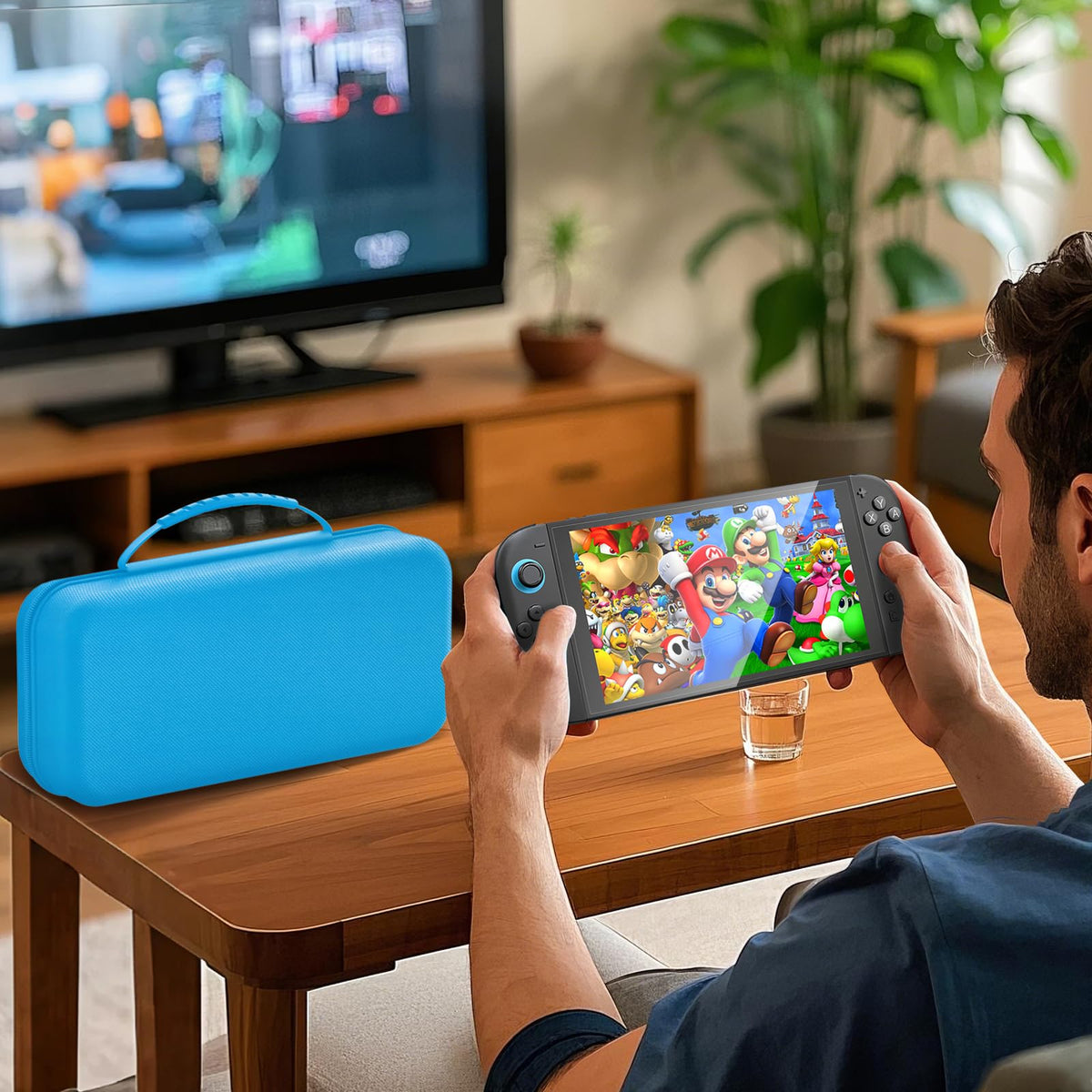 daydayup Switch 2 Carry Case Compatible with Nintendo Switch 2, with 24 Games Cartridges Protective Hard Shell Travel Carrying Case Pouch for Switch 2 Console & Accessories,Black
