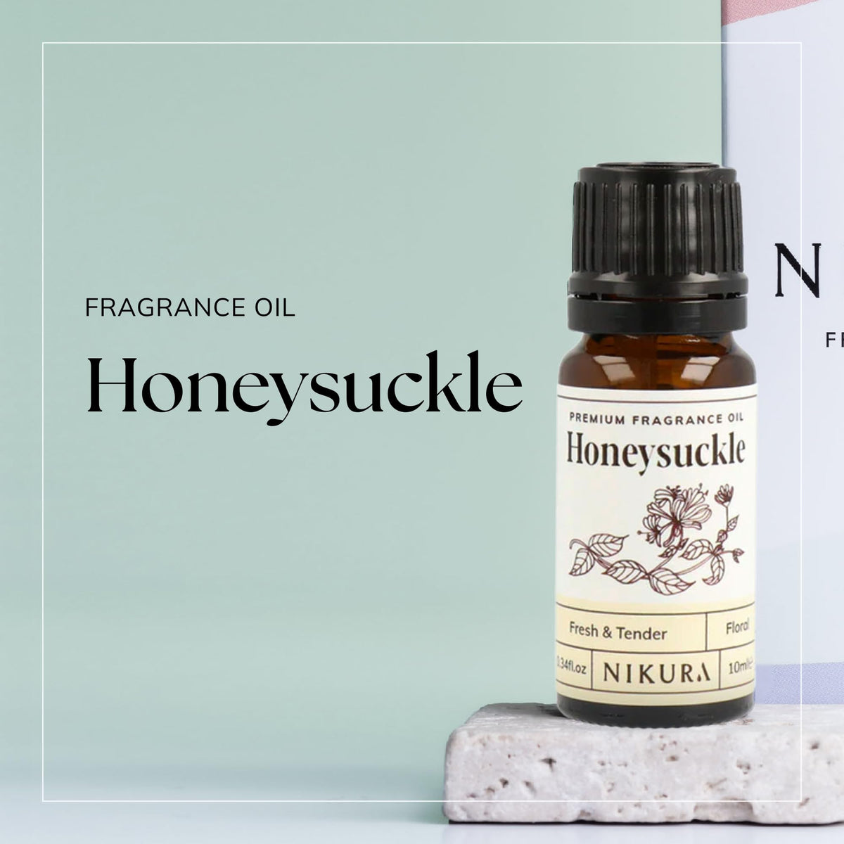 Nikura - Fresh Linen (Floral) Fragrance Oil - 10ml | Perfect for Diffuser for Home, Soap Making, Candle Making, Wax Melts | Bath Bombs, Pot Pourri Refresher Oil, Perfume Scents, Burner Oil | UK Made