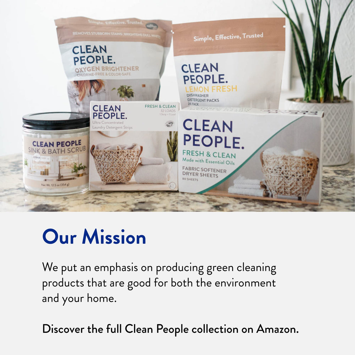 Clean People Laundry Detergent Sheets - Recyclable Packaging, Hypoallergenic, Stain Fighting - Ultra Concentrated, Laundry Soap - Fresh Scent, 32 Pack