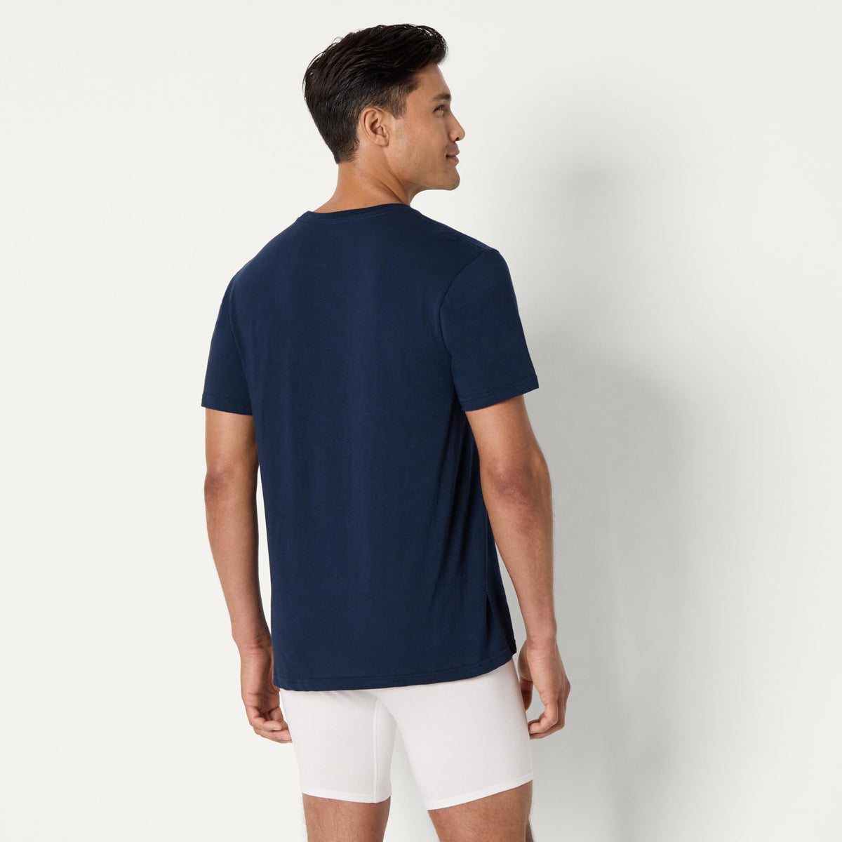 Amazon Essentials Men's Vests - Slim-Fit Cotton Crew Neck, Short and Long Sleeve T Shirt, Pack of 6, Undershirt and Vests for Men