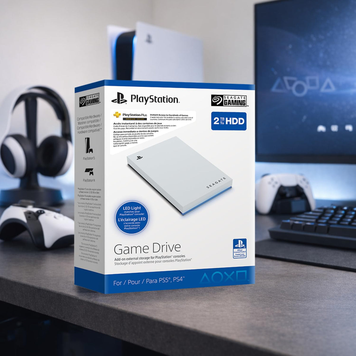 Seagate 2TB Game Drive for PlayStation | USB 3.0 (STLV2000202)