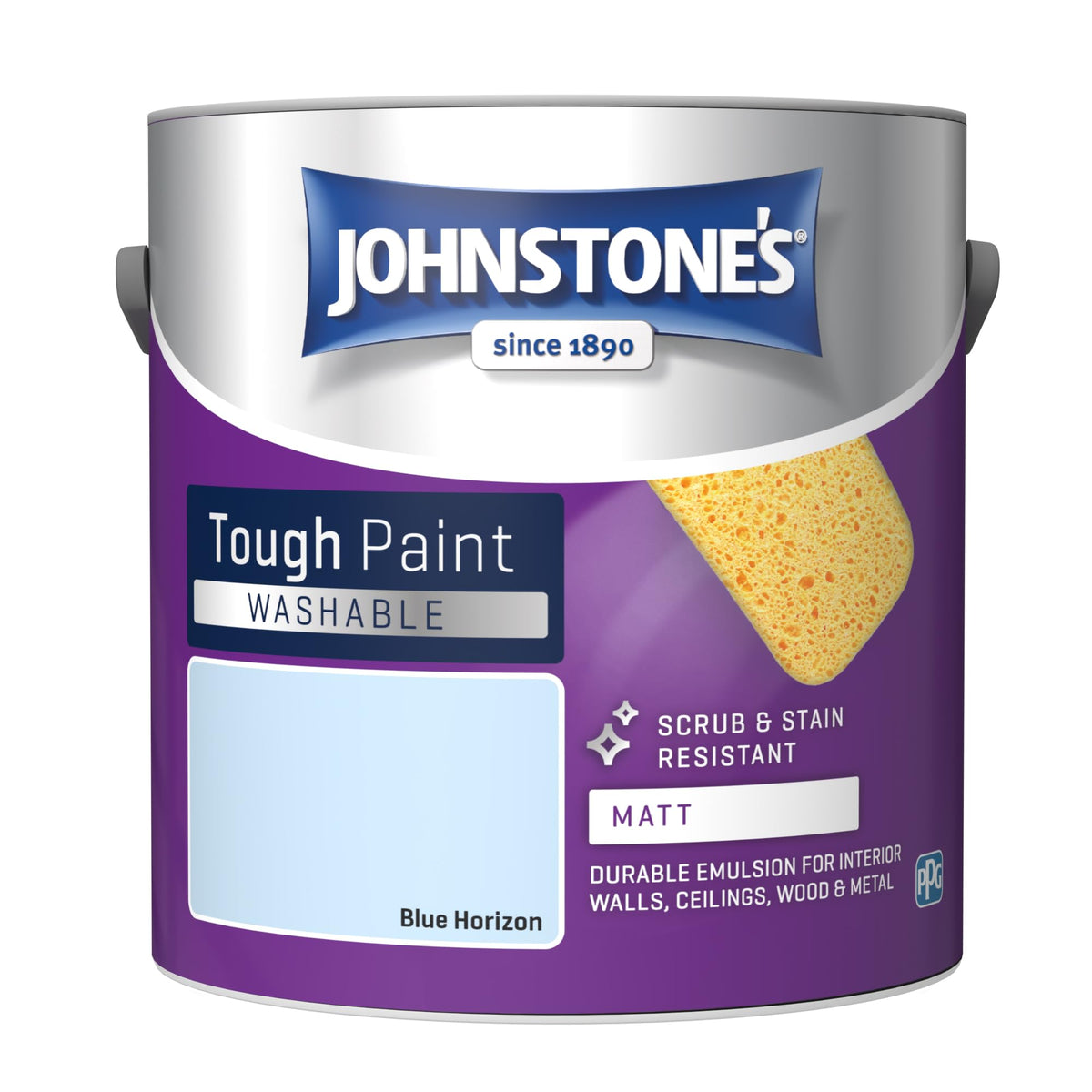 Johnstone's - Washable Matt Wall & Ceiling Paint - Rosebud - 2.5L