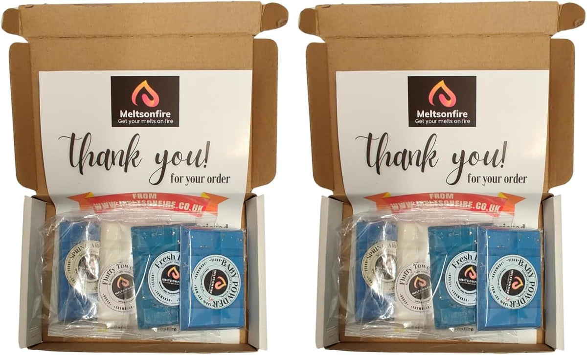 Wax Melts Scented Handmade Snap Bars, 4 Pack Baby Powder, Fresh Linen, Fluffy Towels, Spring Awakening Scented Soy Wax Melts Vegan Aromatherapy (Fresh)