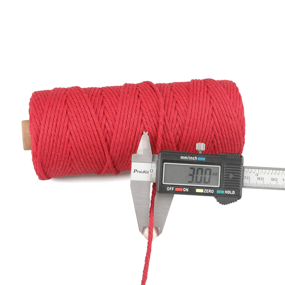 jijAcraft 4MM White Macrame Cord: 100M Cotton String Twine for Crafts