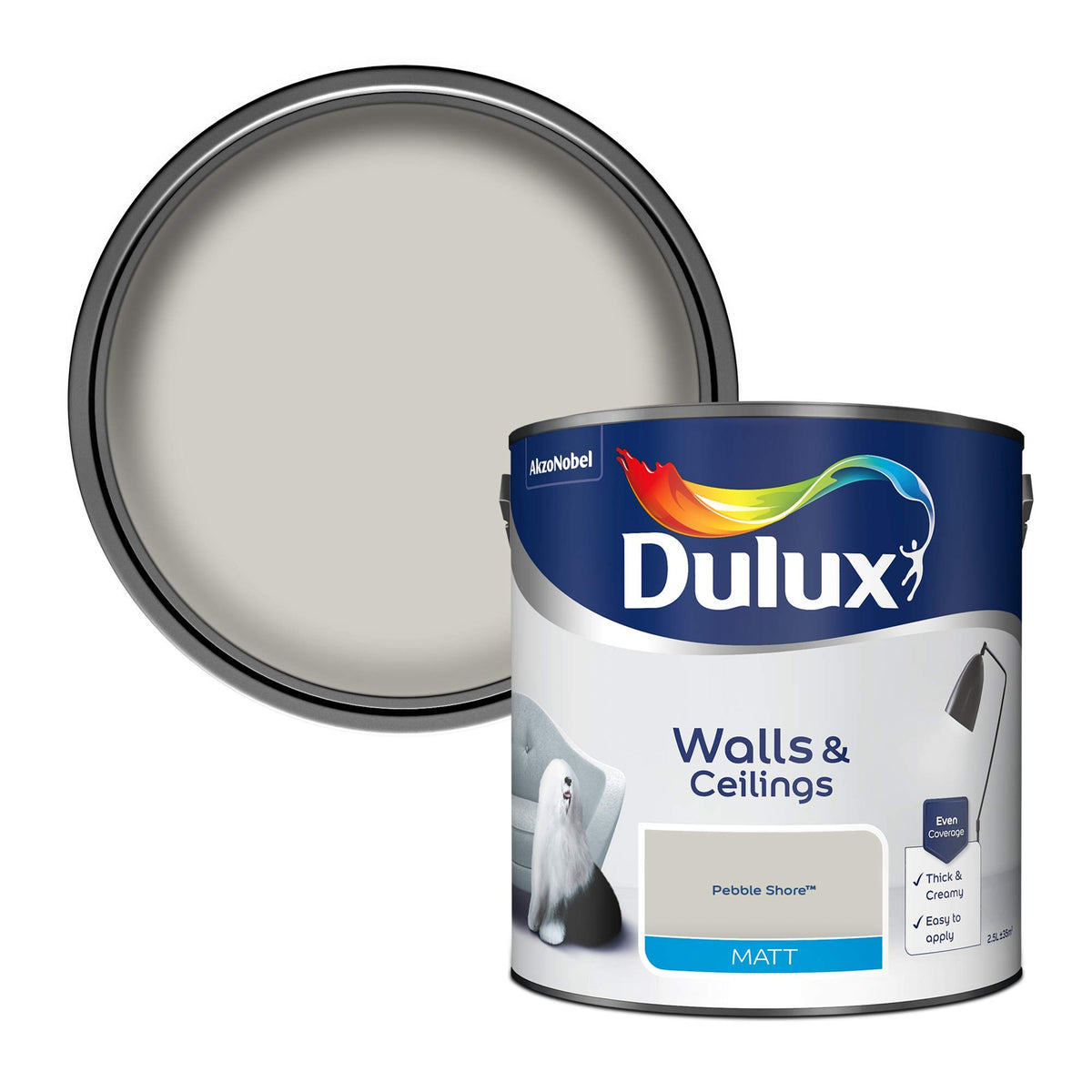 Dulux Tester Paint, White Mist, 30 ml (Pack of 1)