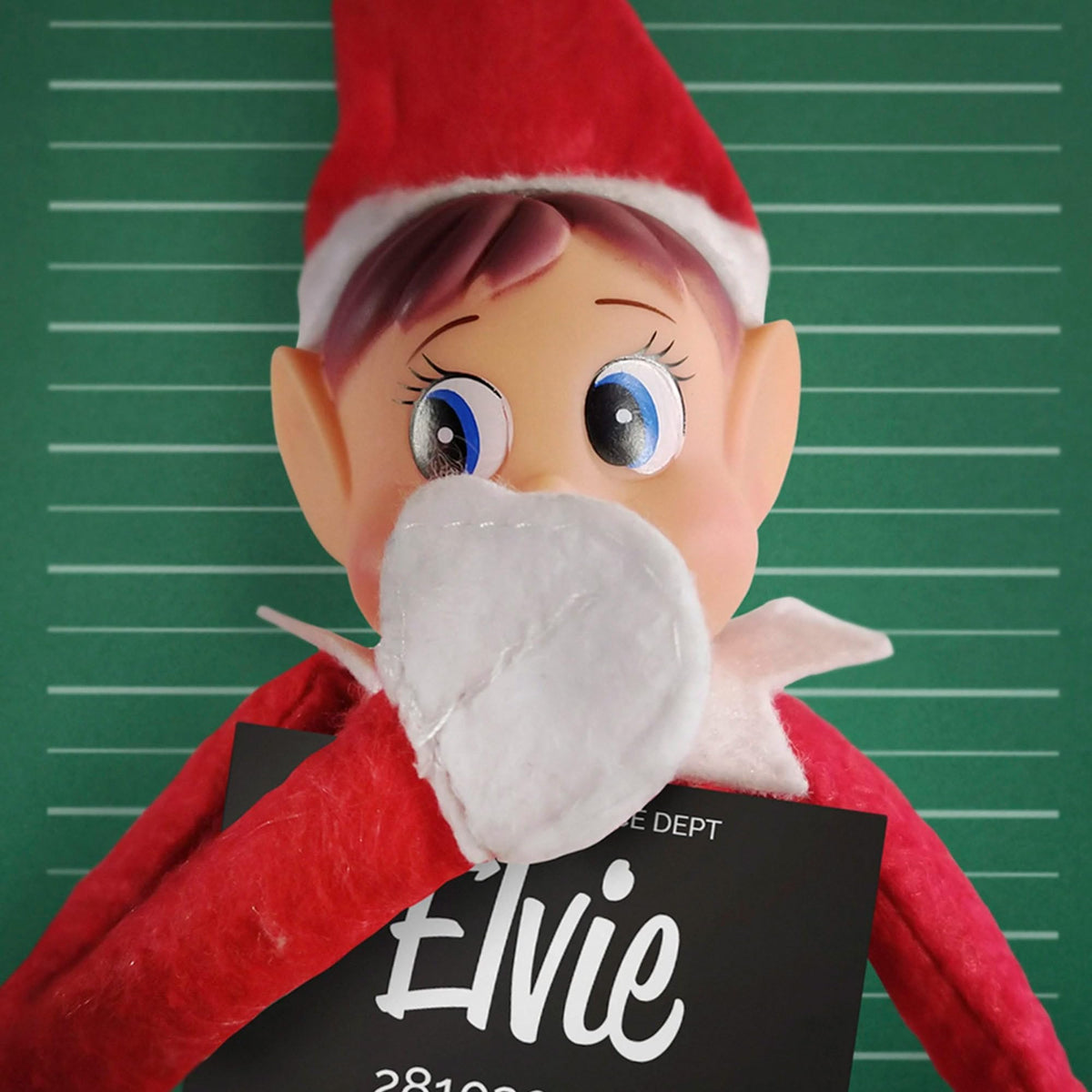 Elves Behavin' Badly Charming Red Long Leg Soft Body Vinylface Girl Elf with Hat - 30 cm (1 Pc.) - Premium Quality Plush Toy - Perfect For Holiday Decor & Gift-giving