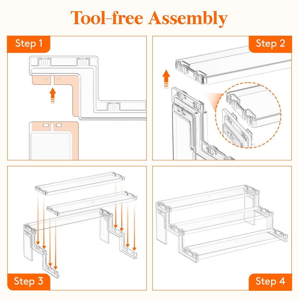 Lifewit 12″ Perfume Stand, Cologne Organiser, Tool-Free Assembly, 1 Pcs
