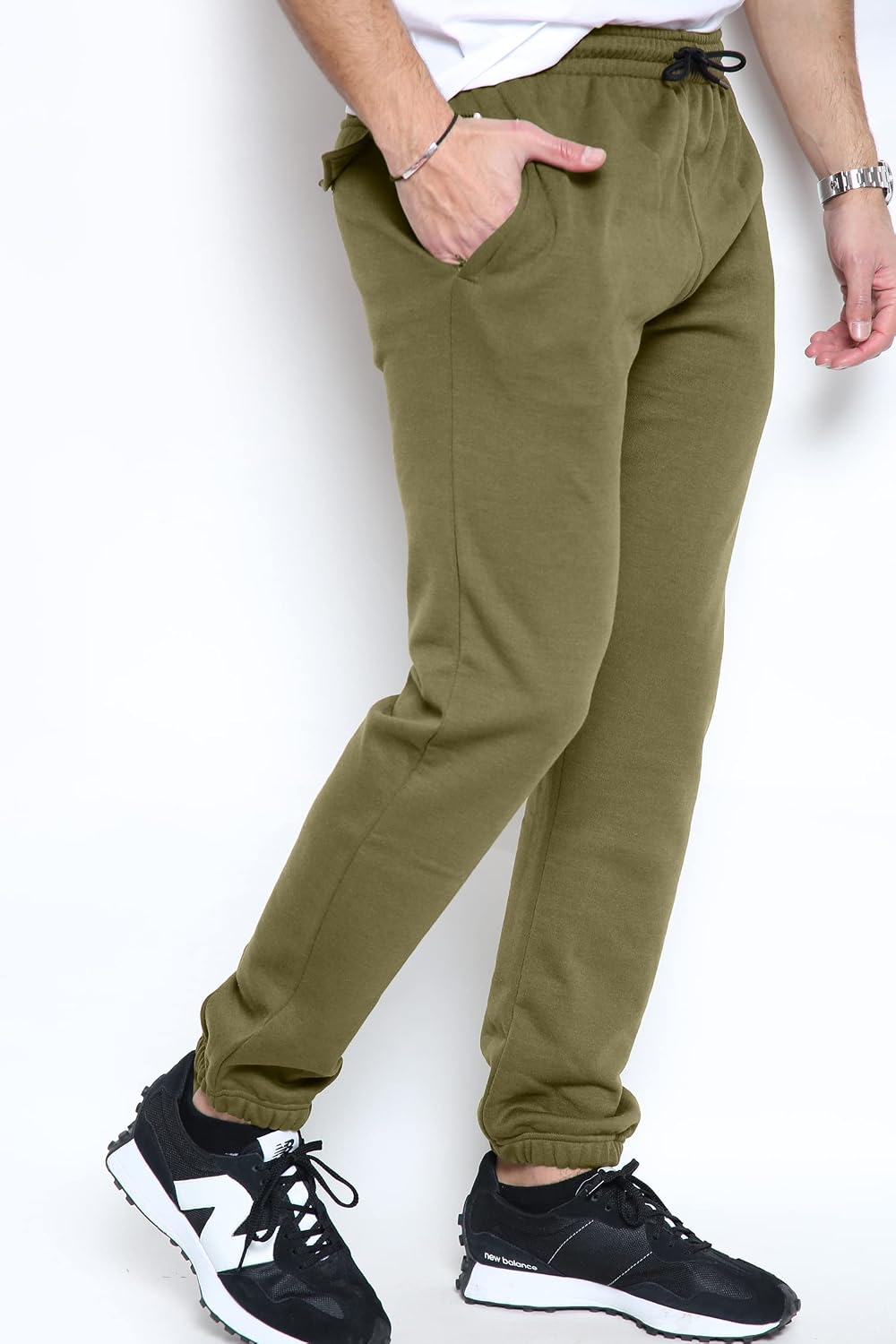 SKYTEX UK Mens Fleece Jogging Bottoms Pants Trousers Casual Sizes S - 8XL, 4 Colours