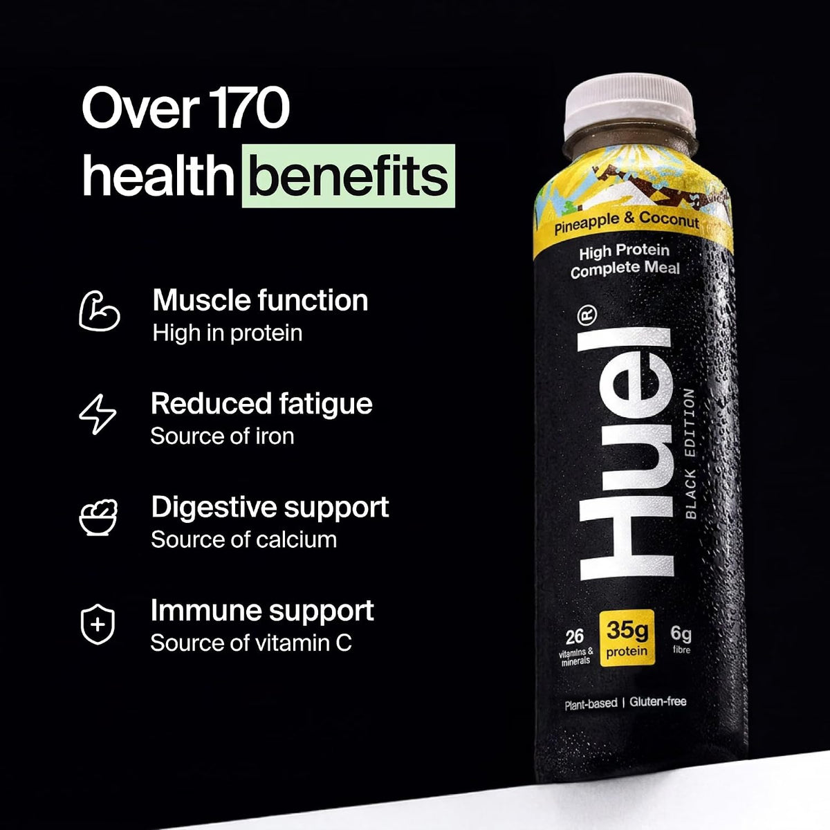 Huel Black Edition RTD | 12x500ml 35g Protein | Chocolate