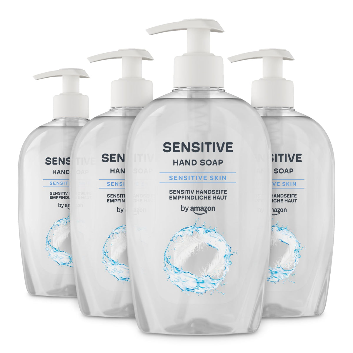 by Amazon Milk & Honey Hand Soap, 4 x 500ml