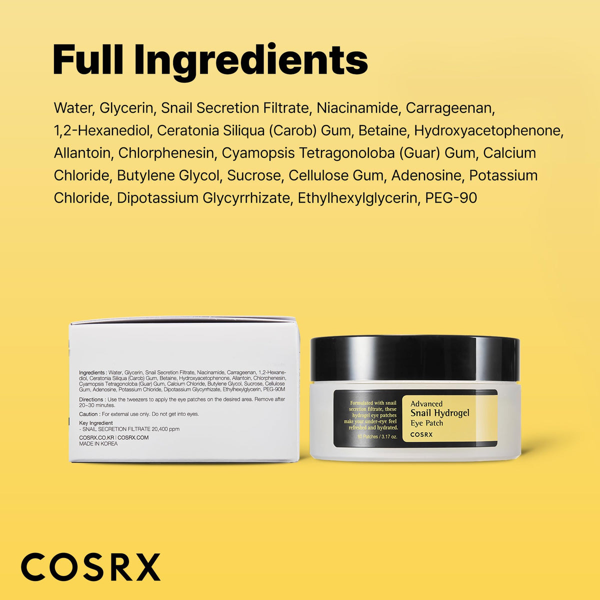 COSRX Advanced Snail 92 All in One Cream 100g, Facial Gel Moisturiser