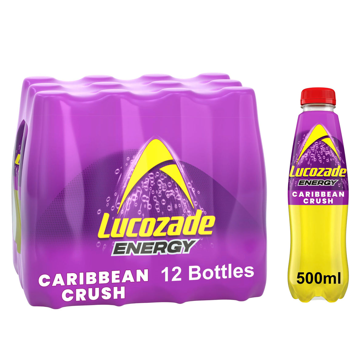 Lucozade Energy Cherry 500ml (Pack of 12)