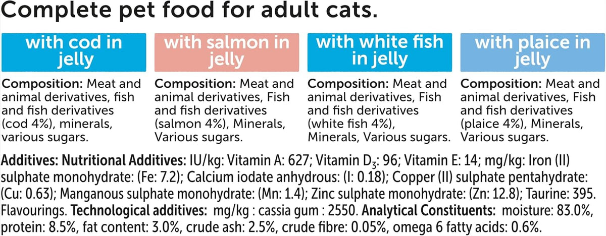 FELIX Original Fish Selection in Jelly Wet Cat Food 40x85g