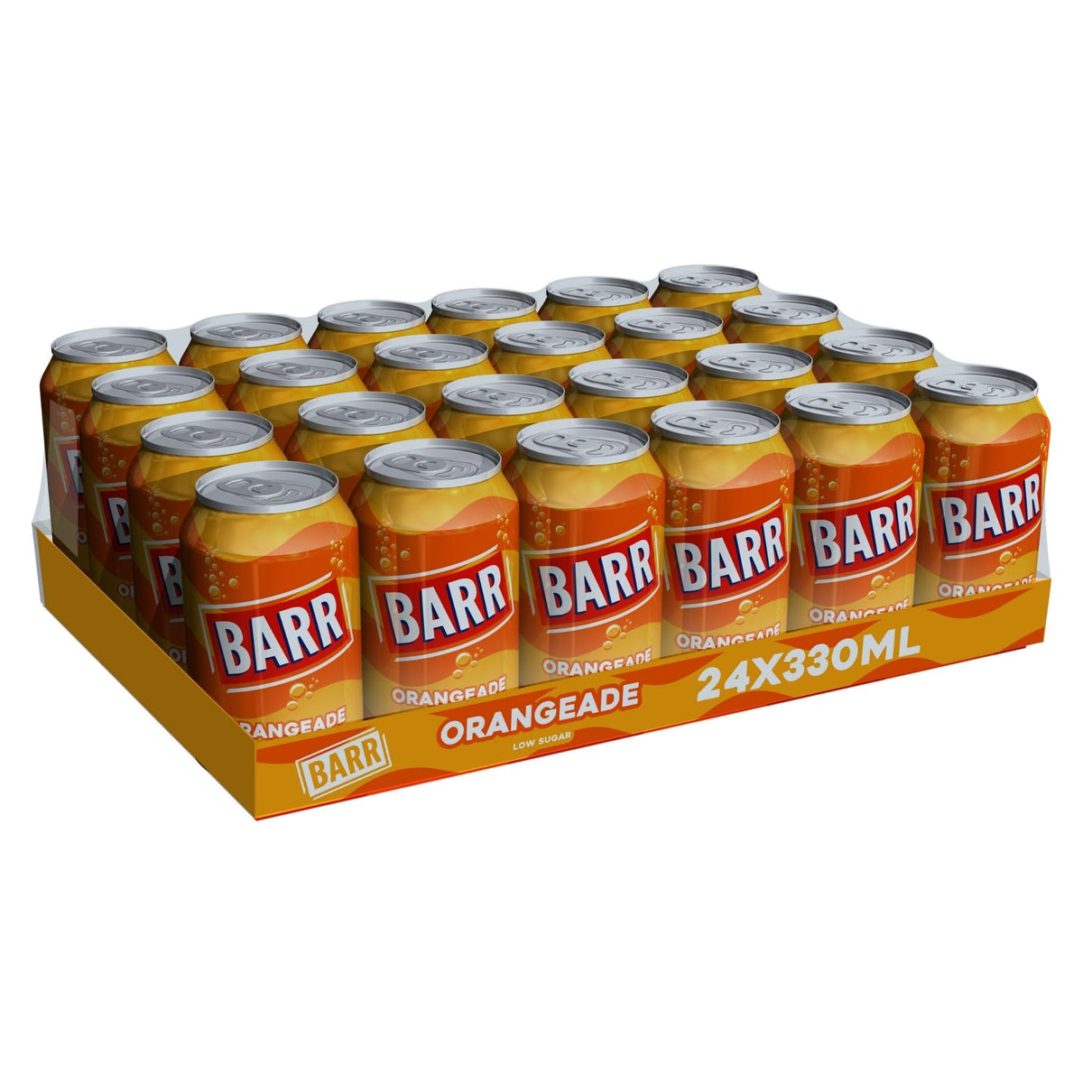 Barr Cream Soda Zero Sugar Sparkling Soft Drink, 24 Pack, 330ml Cans