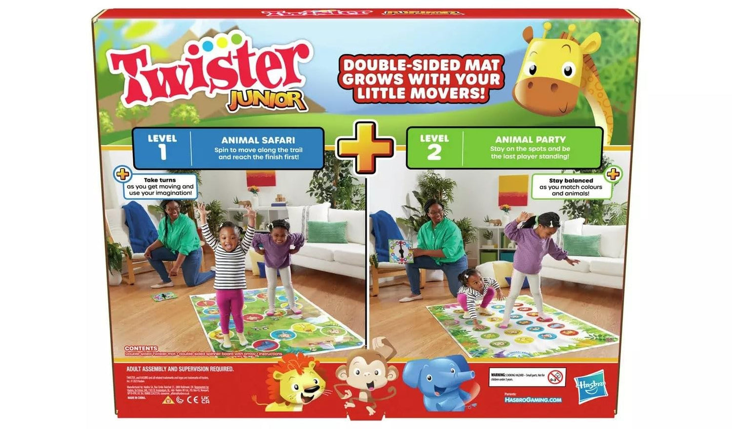 Hasbro Gaming Twister Game, Family and Kids Party Game, Twister Board Game Ages 6 and Up, Indoor and Outdoor Classic Game - English Version