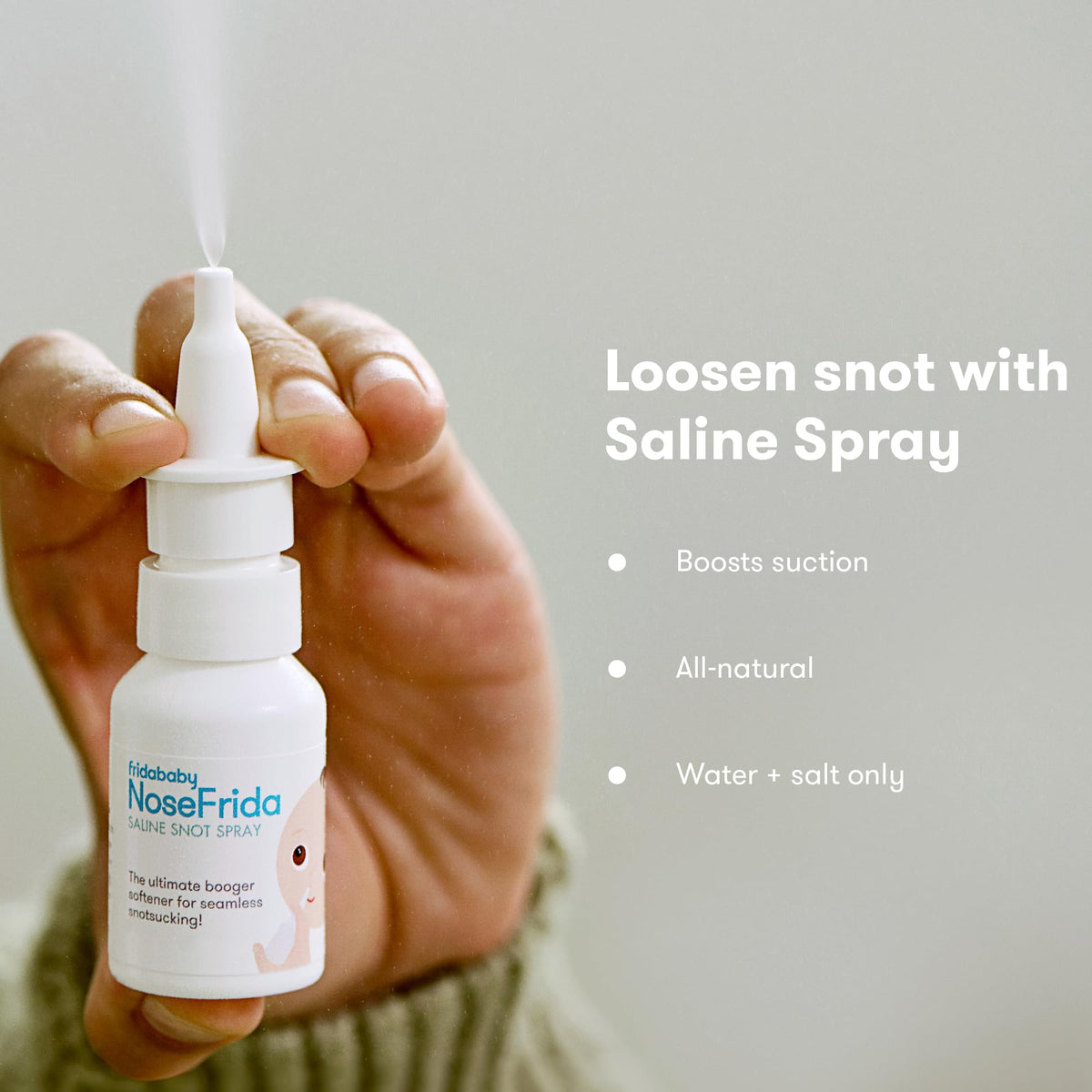 Frida Baby NoseFrida Snot Sucker Nasal Aspirator for Baby, with 4 Filters