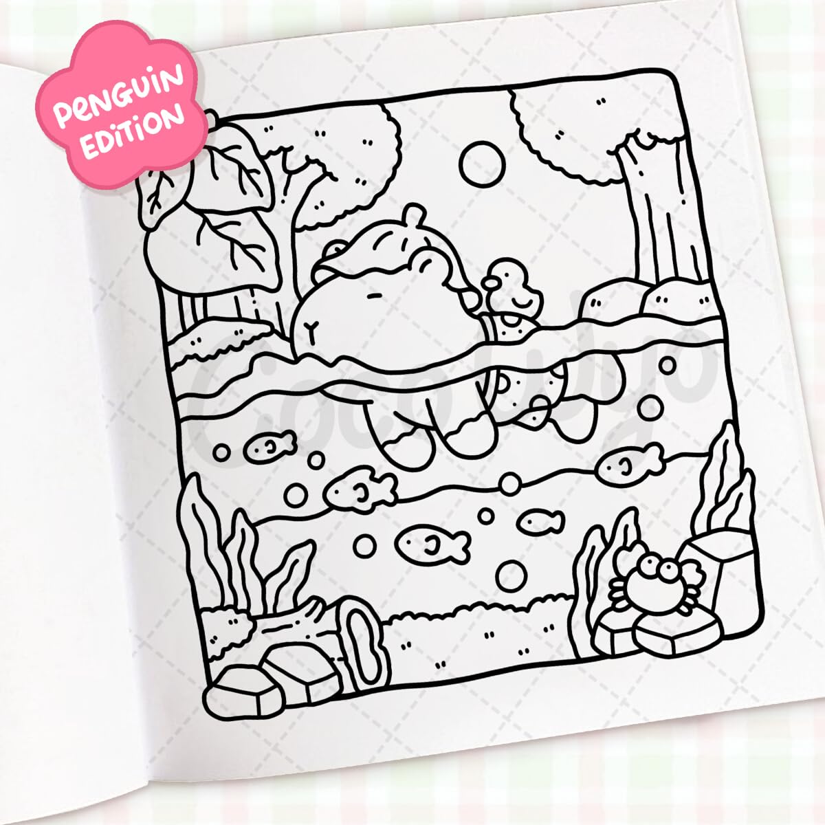 Cozy Capybara: A relaxing, comfy colouring book from the international Number One bestselling author (Coco Wyo)