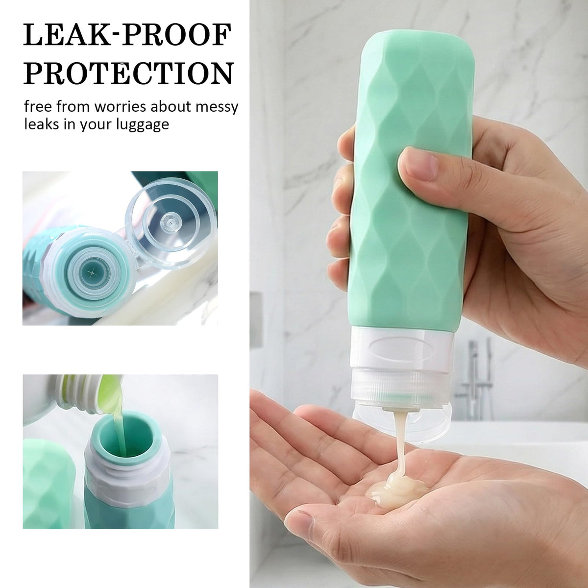 Travel Bottles for Toiletries, CAA Approved 11 PCS Travel Bottles Kit