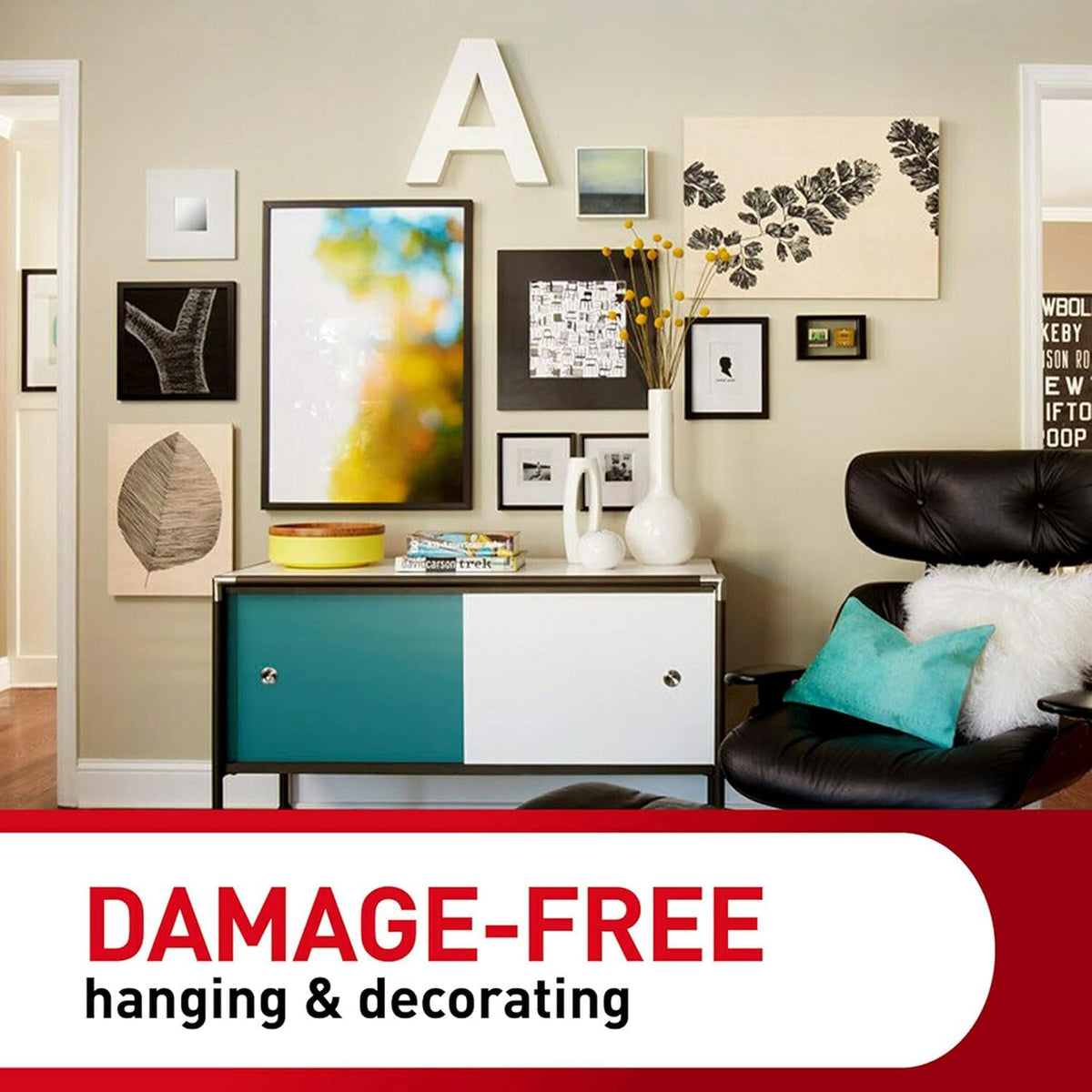 Command Strips for Picture Hanging, Narrow, 14 Pairs (28 Adhesive Strips)