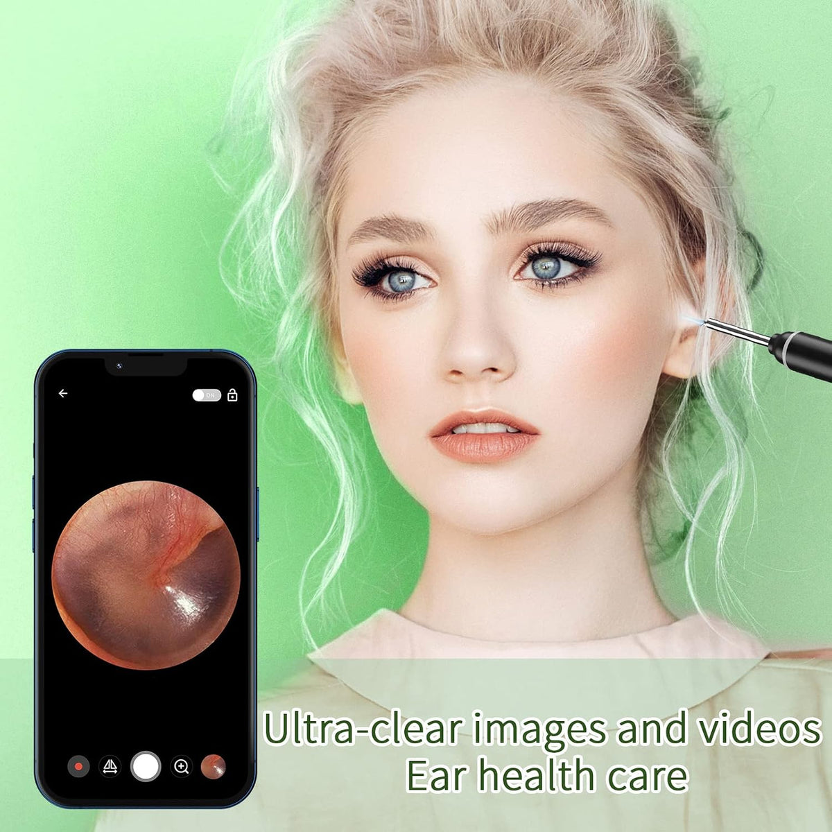 Ear Wax Removal Kit, 1920P HD Ear Cleaner with Camera Ear Wax Remover Tool