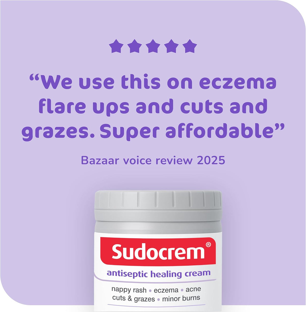Sudocrem® Antiseptic Healing Cream, Zinc Oxide Cream, 400g