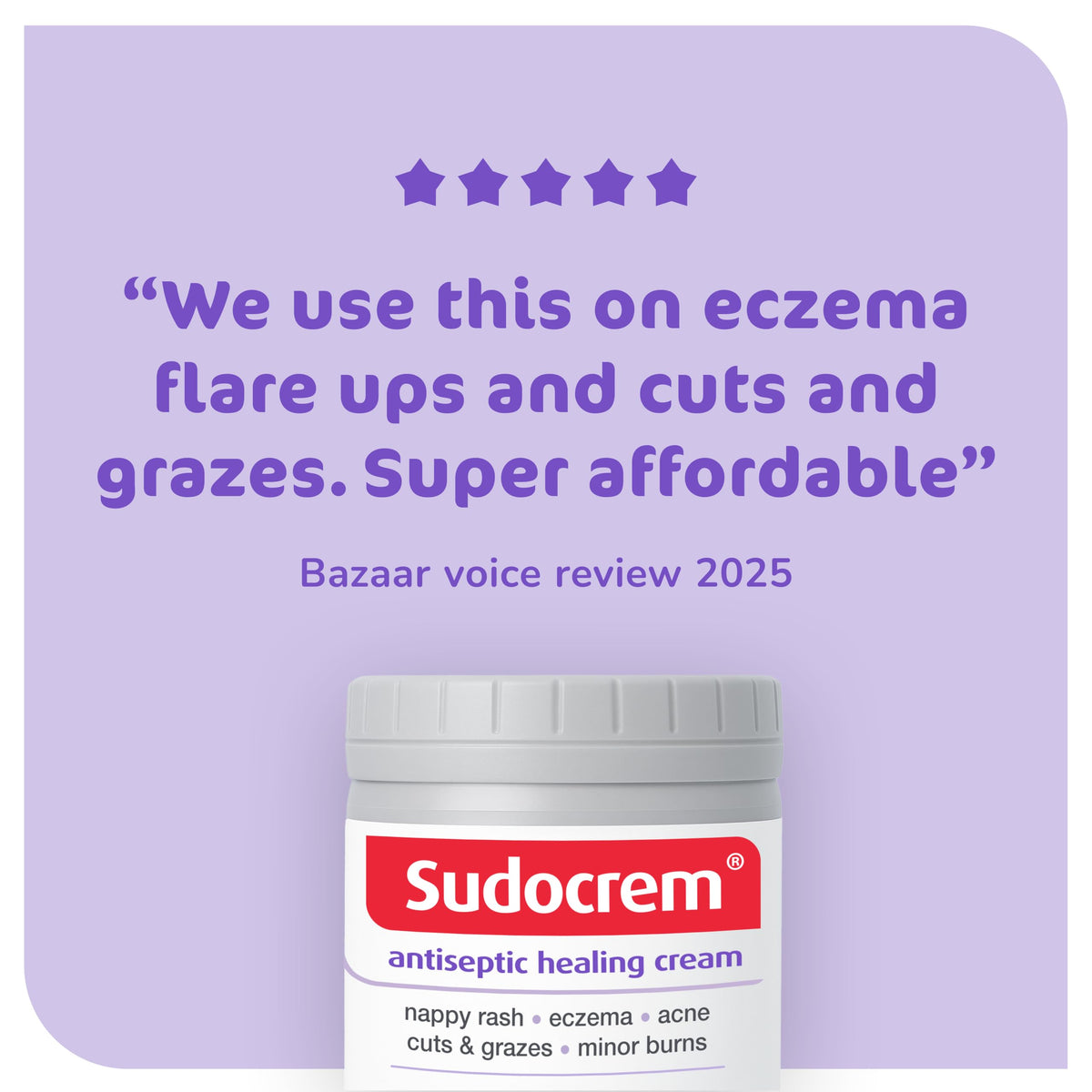 Sudocrem® Antiseptic Healing Cream, Zinc Oxide Cream, 400g