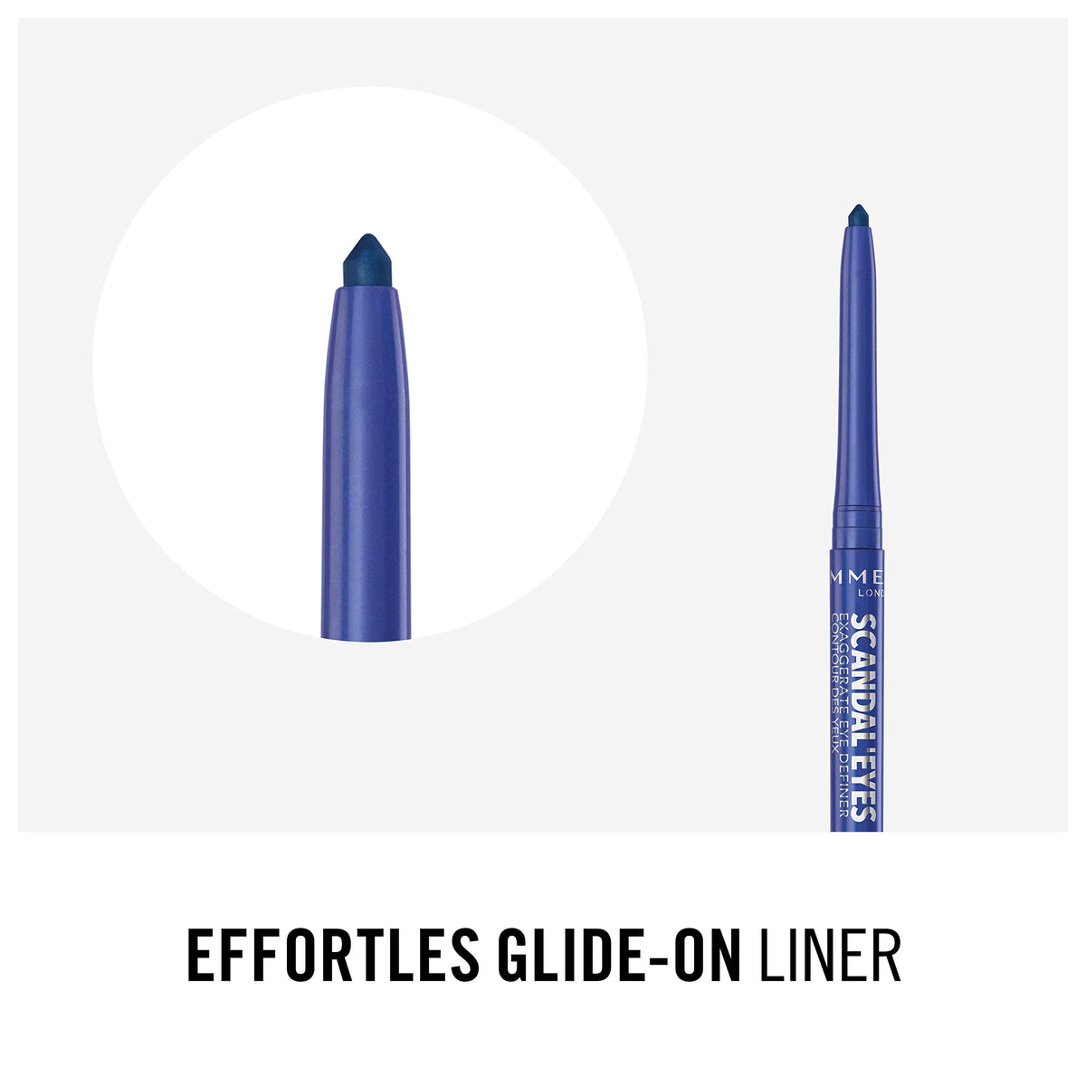 Rimmel London Scandaleyes Exaggerate Eye Definer, 001 Intense Black, 0.35g