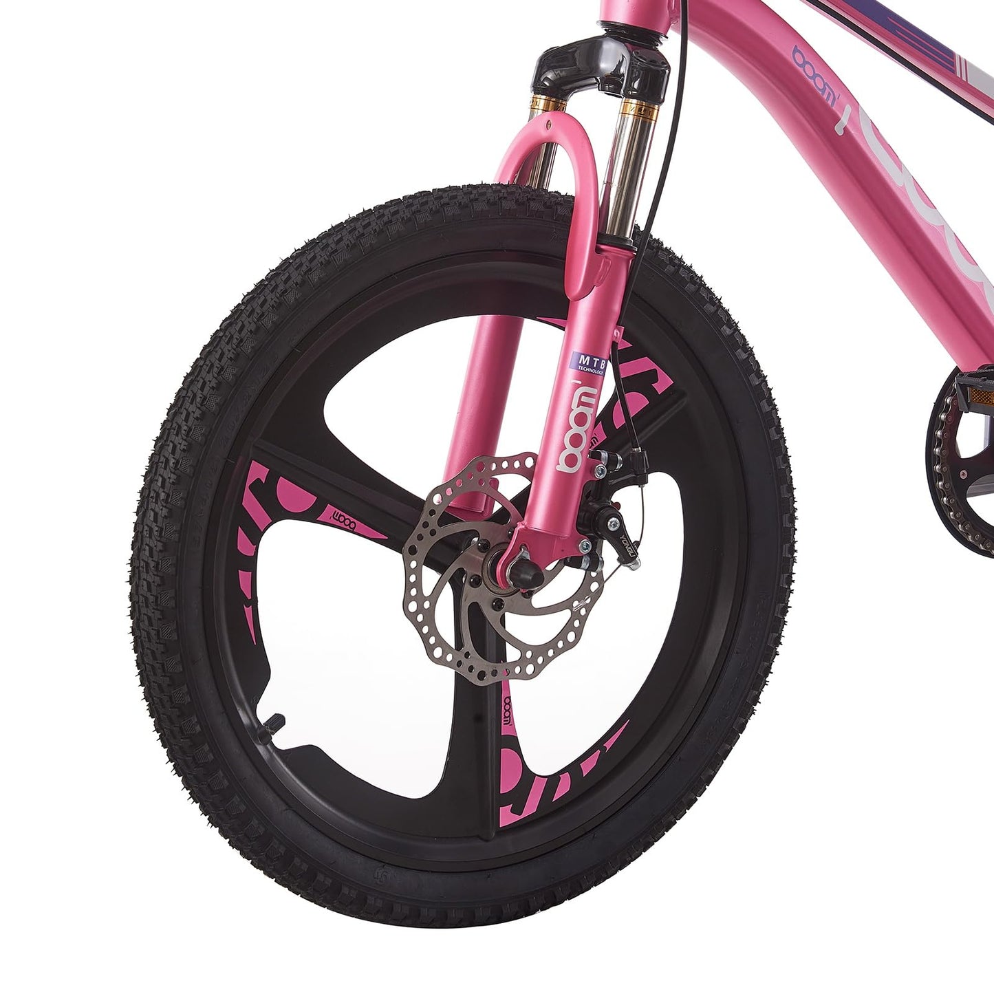 BSTSEL Kids Bike 18" 20" 22" 24" Inch Youth Bike Shock Absorber Bike,12.25-Inch Frame,V-Brakes,Suitable for 9-14 Year Old Boys and Girls Mountain Bikes Pink Blue Bicycle