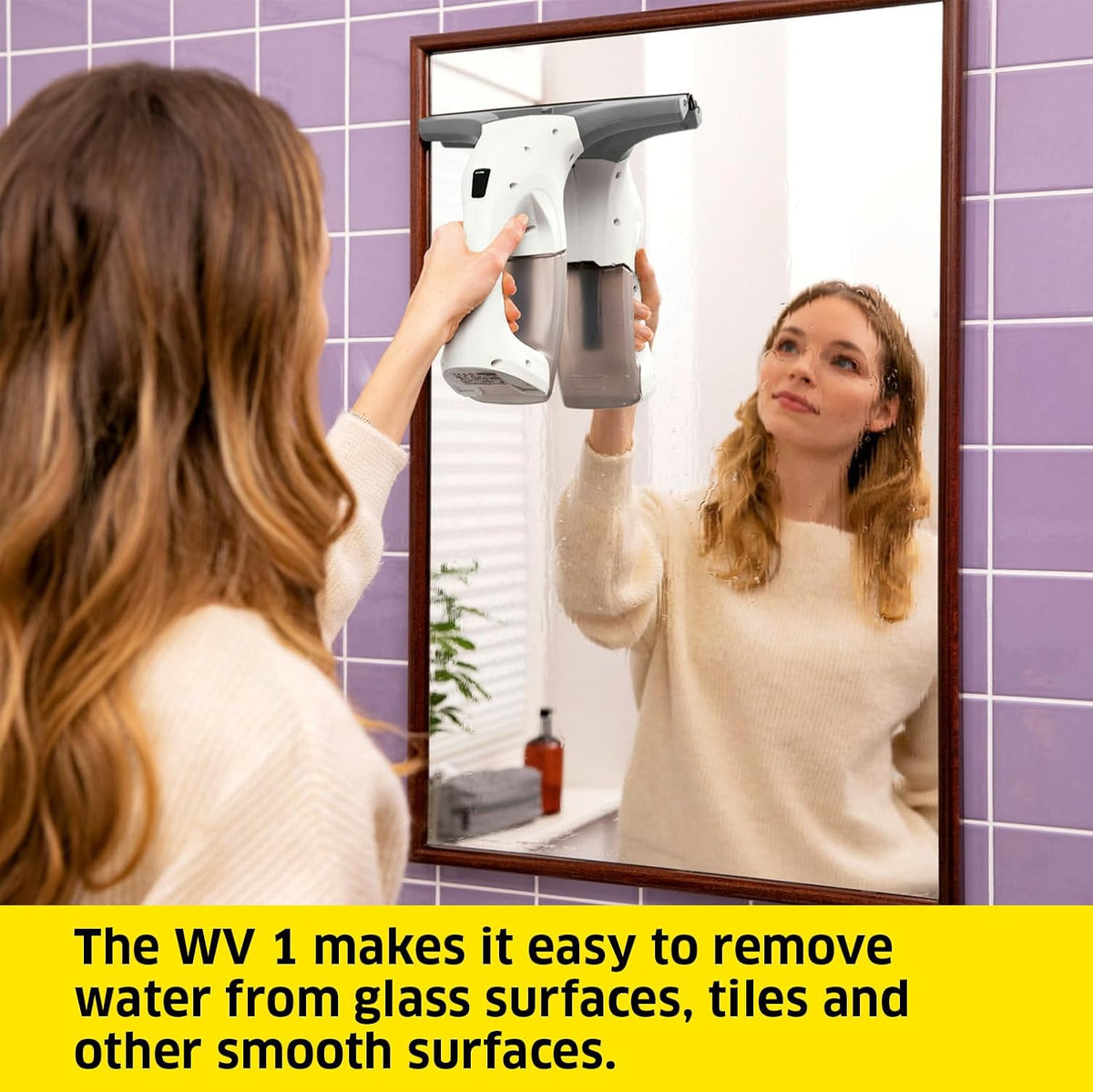 KÄRCHER WV 1 Cordless Window Vac, 20 Min Run Time