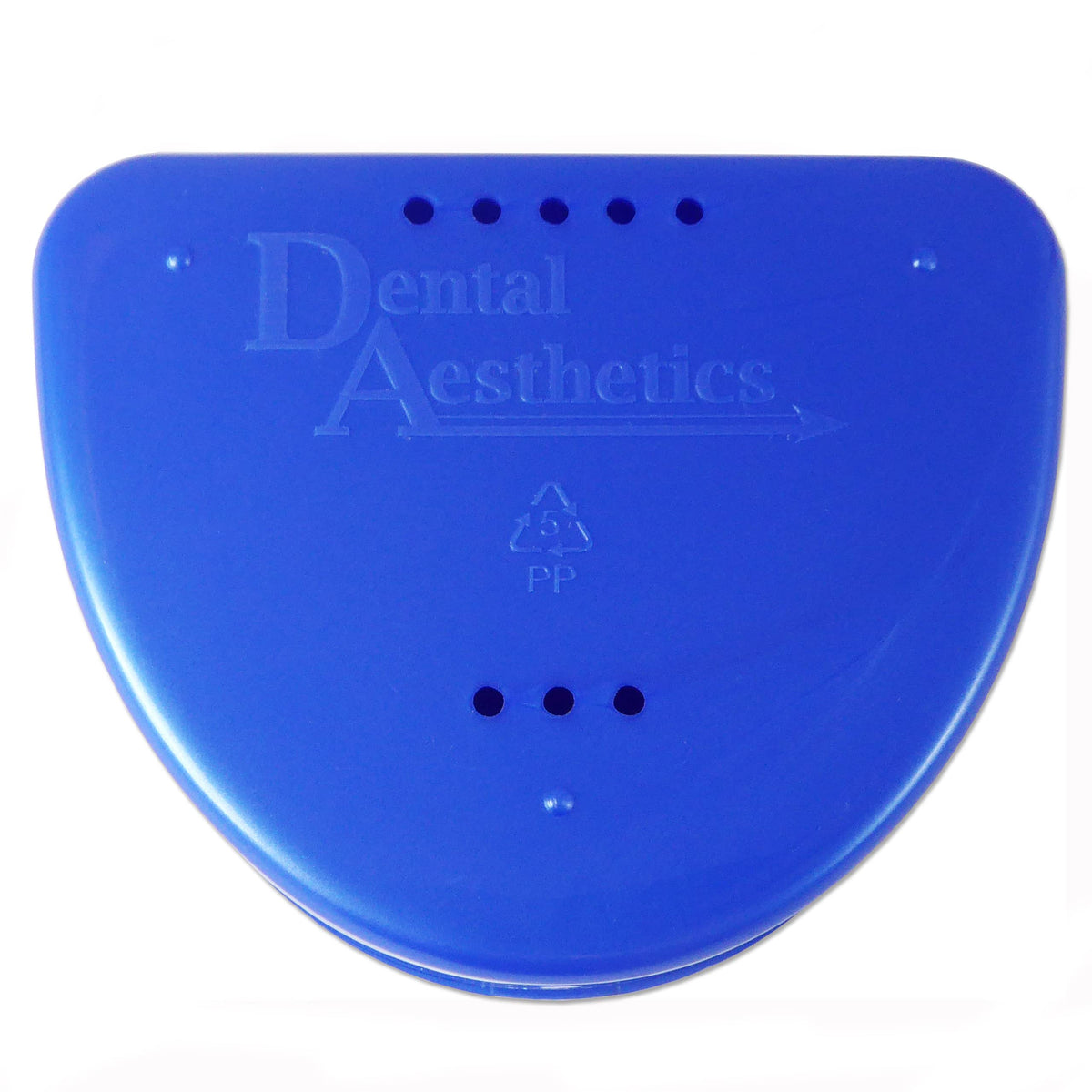 Slim Orthodontic Dental Case -for Retainers, Dentures & More (White)