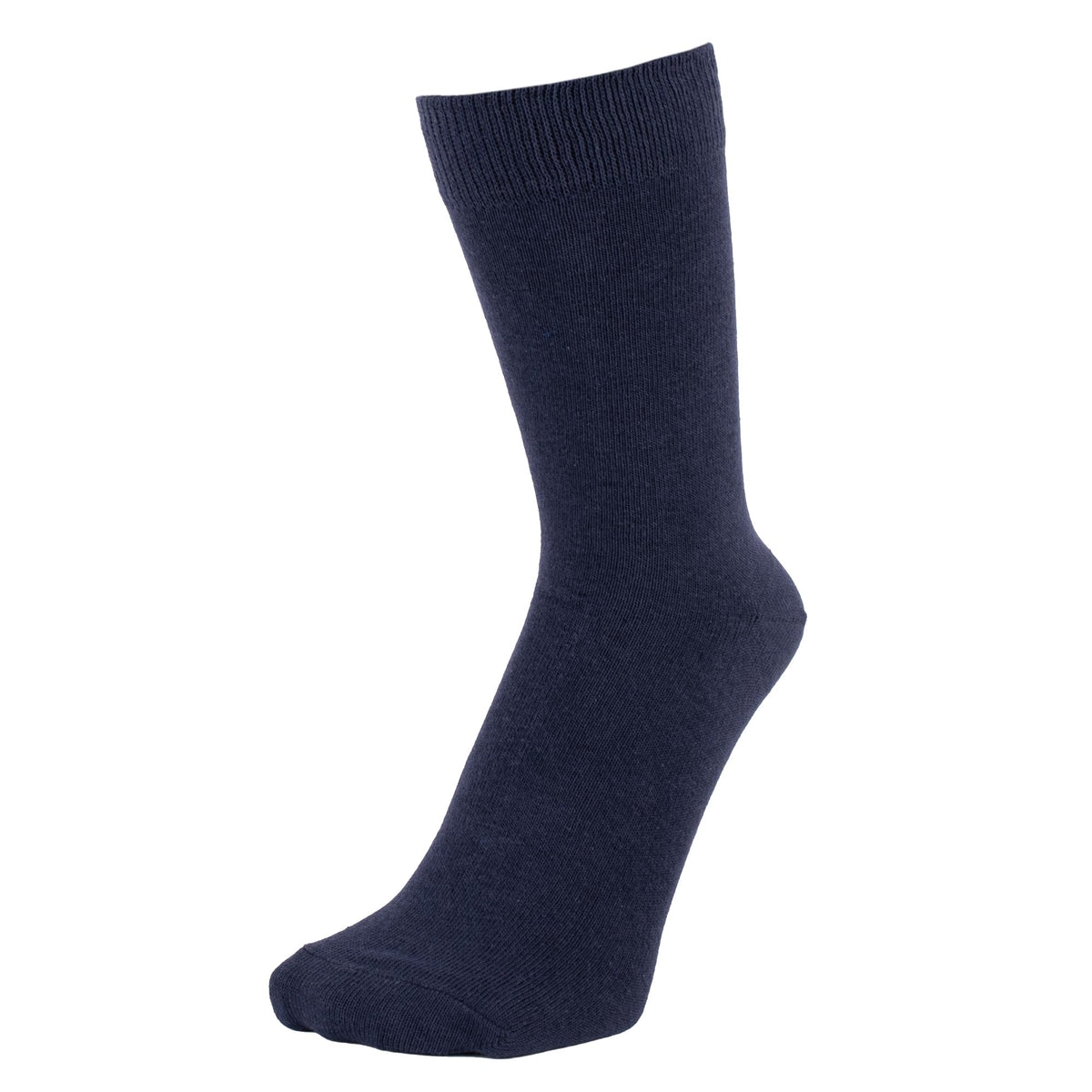 ZAKIRA Combed Cotton Dress Socks, Crew Socks