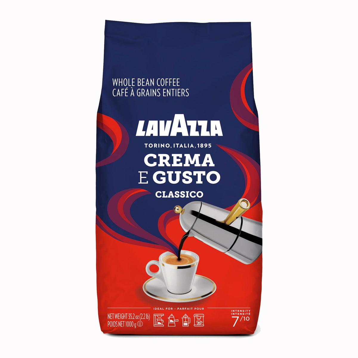 Lavazza, Qualità Rossa Coffee Beans, 1 kg