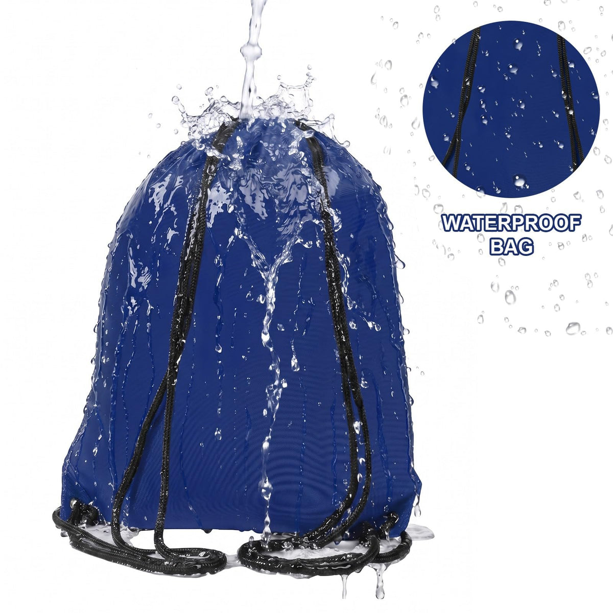 WESTWOOD FOX Drawstring Gym Bag String Bags Gym Sack Backpack PE Bags for Women Men Trainer Swimming Bag Travel Beach School Holidays Suitable for Sports,kids,Boys,Girls (Green)