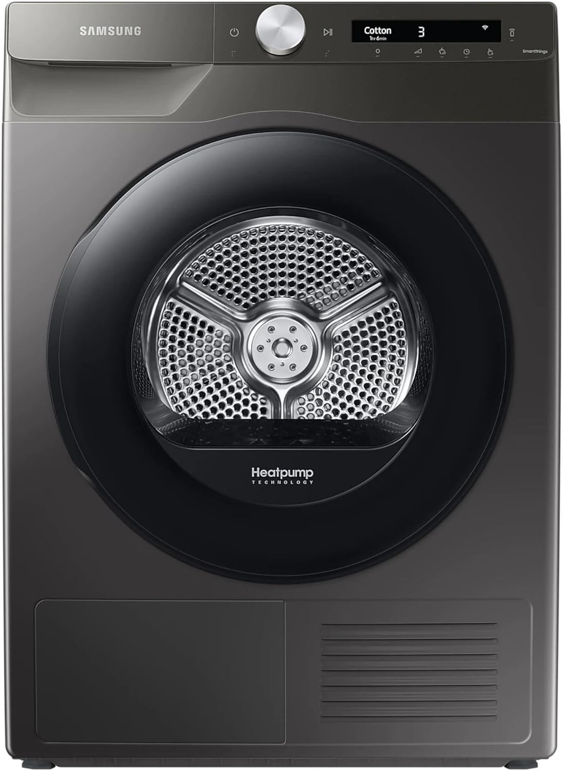 Samsung Series 5 DV80CGC0A0ABEU with OptimalDry and SmartThings, Heat Pump Tumble Dryer, 8kg